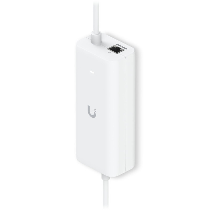 Ubiquiti PoE Integrated AC Adapter, AC Adapter With Integrated PoE, Enabling UniFi Cloud Gateway Device To Support PoE Output On A Single Port