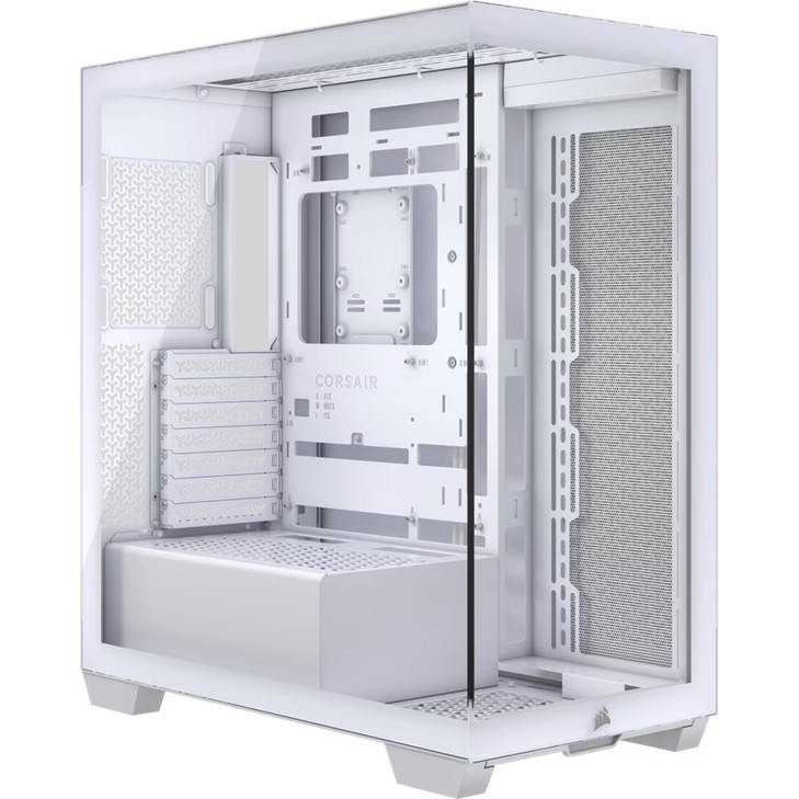 Corsair 3500X Mid-Tower PC Case, White – 506×240×460mm, ATX/E-ATX, 425mm GPU, 170mm CPU, 360 rad side/top, TG panel, USB-C, 7+4 slots, 2 yr wty