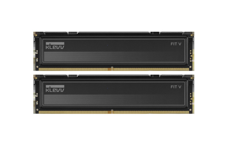 32GB KIT (6000MHz) KLEVV FIT V GAMING MEMORY BLACK32GB(2x16GB)/DDR5/6000MHz/BLACK/CL30/1.35V/EXPO/XMP3.0-LIFE WARR.