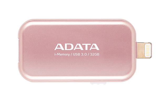 ADATA 64GB i Memory LIGHTNING OTG FLASH DRIVE Rose Gold - AUE710-64G-CRGi-Memory Flash Drive UE710