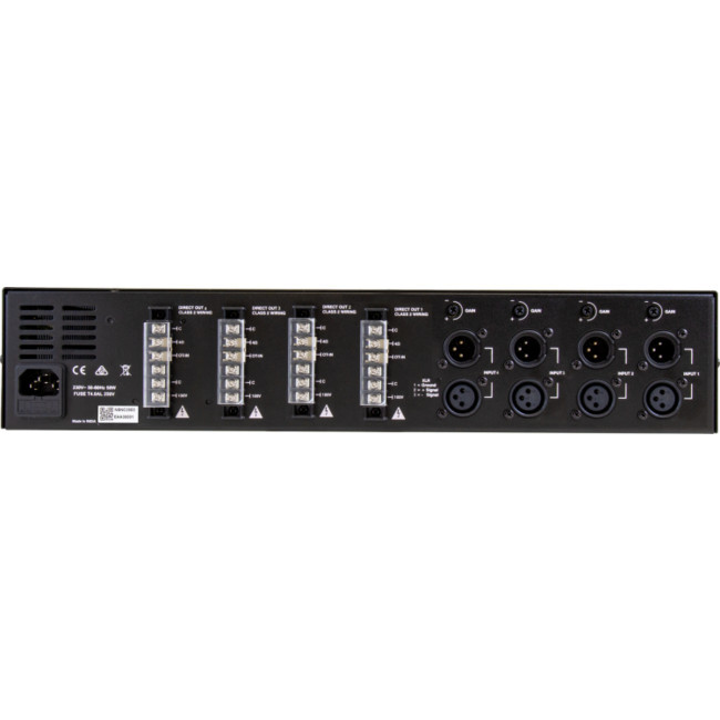 AUSTRALIAN MONITOR ES480P 4 x 80w power amp – 4ohm – 100v