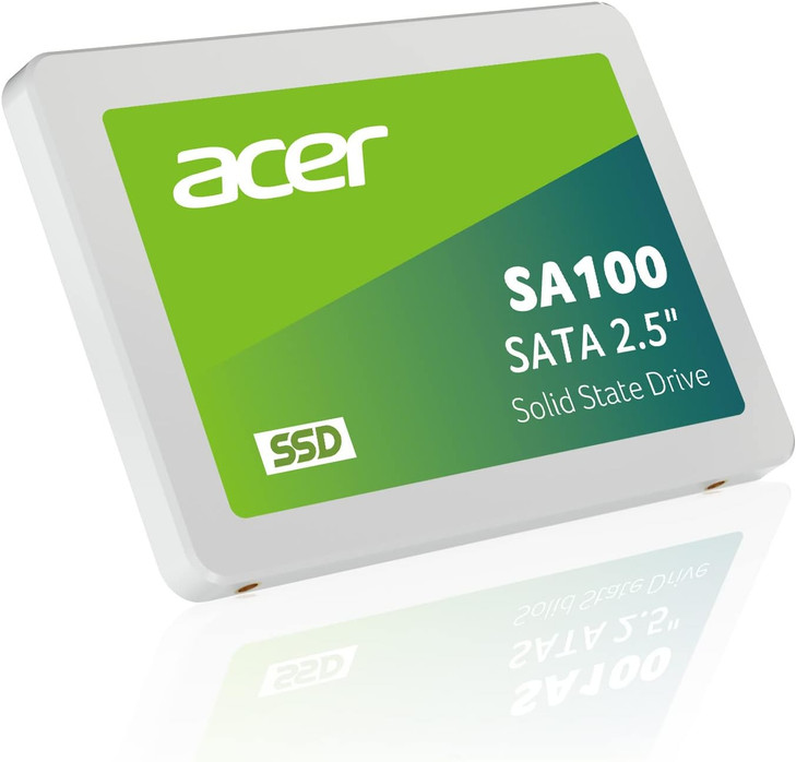 ACER SA100-960GB 2.5″ SATA lll SSD Writing Speed 493 MB/s Reading Speed 560 MB/s BL.9BWWA.104 - 3 Year Warranty