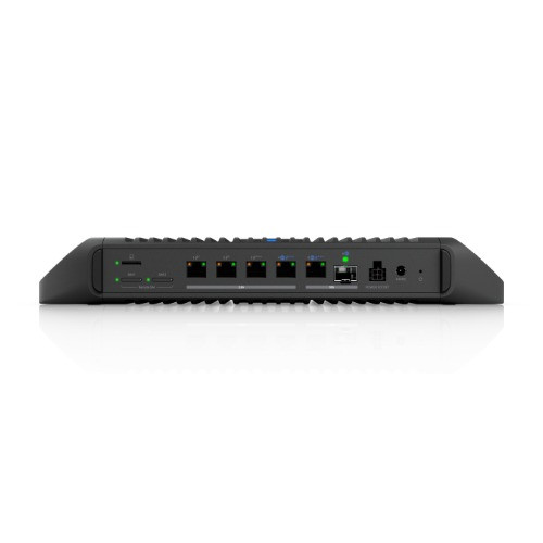 Ubiquiti Cloud Gateway Industrial,Ruggedized, Fanless 10 GbE UniFi Cloud Gateway Delivering 350W, High-Density PoE, Advanced Routing, MicroSD Storage.