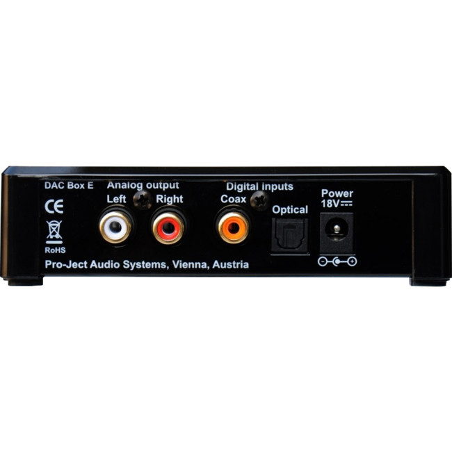 Pro-Ject DACBOXE DIGITAL TO ANALOG CONVERTER OPTICAL / CO-AXIAL INPUTS - 24/192KHZ