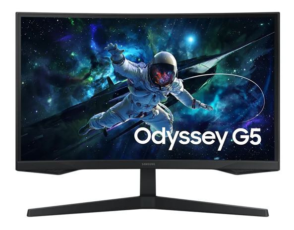 Samsung Odyssey G55C 32' QHD Curved Gaming Monitor 2560 x 144 165Hz16:9 1000R 1ms VA AMD  FreeSync HDR10 DisplayPort HDMI Tilt VESA Headphone 3YR WTY