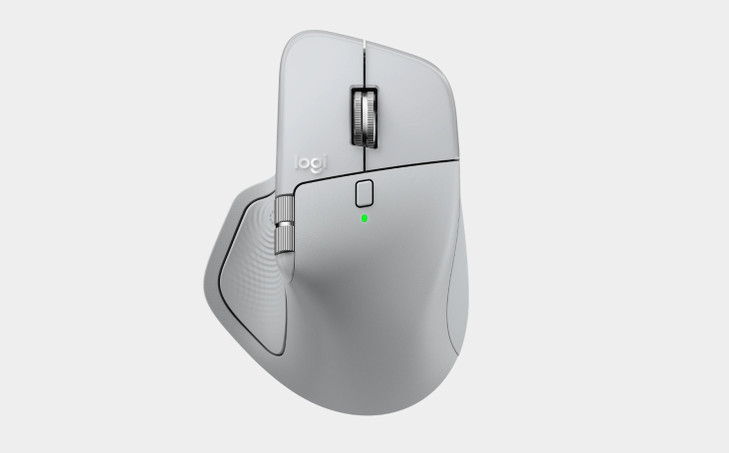 Logitech MX Master 4 Wireless Mouse - Pale Grey