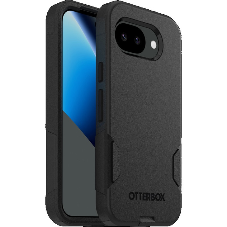OtterBox Commuter Google Pixel 10A 5G (6.3') Case Black - (77-000210), DROP+ 3X Military Standard,Raised-Edges,Dual-Layer,7 Years Warranty