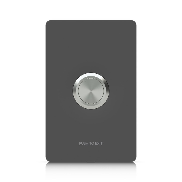 Ubiquiti Access Button, Push-to-exit Button Designed For UniFi Access Hubs, Contacting Rate 30V DC, 2A, Indoor Only