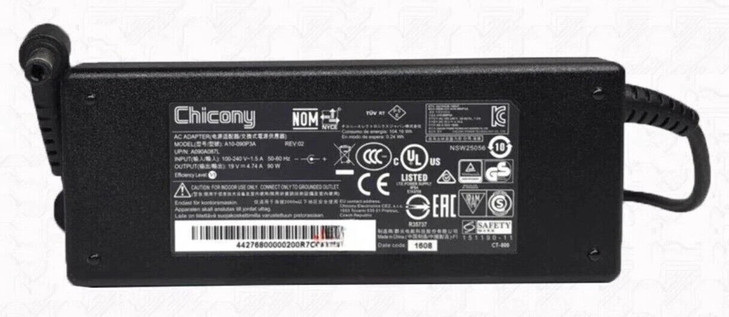 Power adaptor 19V/90W for Leader Visionary AIO SV270, Leader SCP6-C1 series (UMA),  5.5mm x 2.5mm,