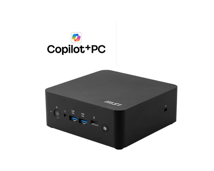 MSI Cubi NUC AI+ 2MG Copilot+ Barebone (Model Cubi NUC AI+ 2MG-017BAU)Core Ultra 7 258V/32GB D5/No SSD/1xHDMI/2xTBT4/2x2.5GB LAN/Wifi7/No OS/3YR Warr.
