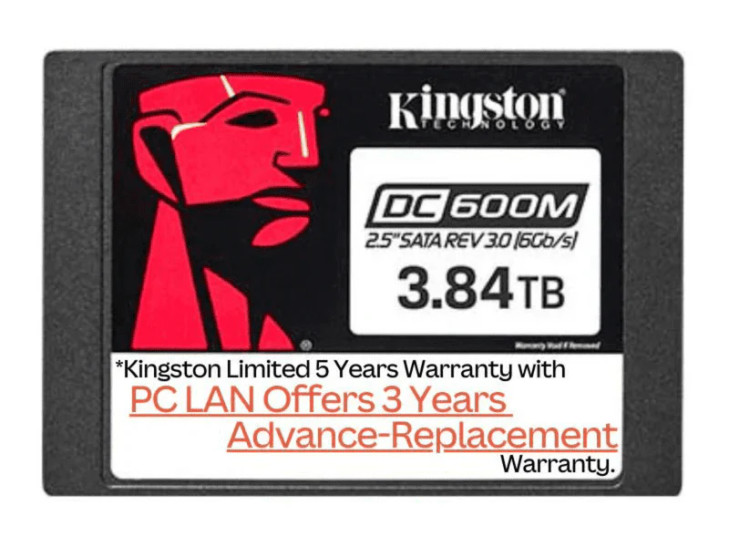 KINGSTON 3840G DC600M (Mixed-Use) 2.5inches Enterprise SATA SSD
