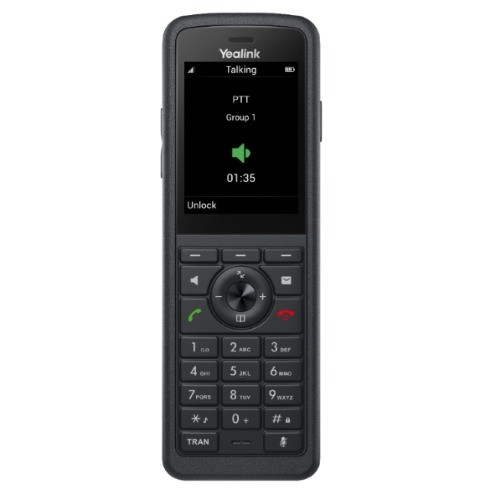 Yealink W59R-P Rugged DECT Handset Only, IP67, Bluetooth 5.2,dual-mic noise cancellation,21 hrs talk time,320 hrs standby, compatible W80/W90 multi