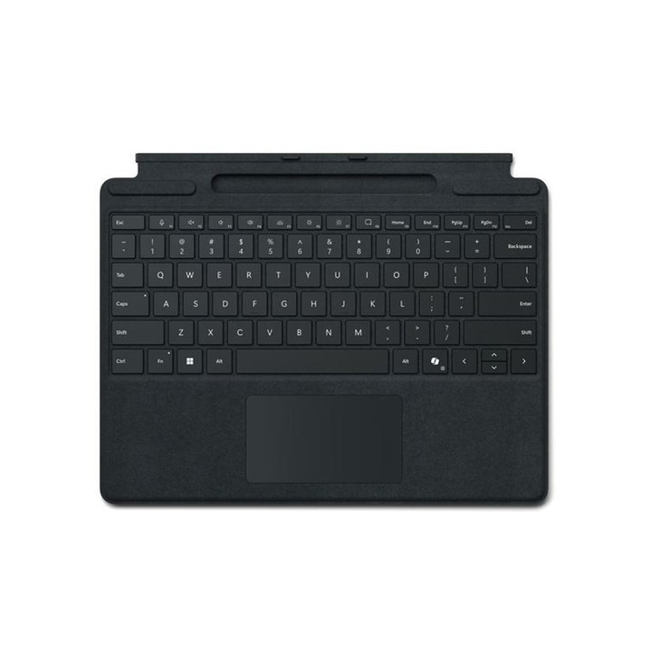 Microsoft Surface Pro Signature Keyboard Black Microsoft Cover port compatible Pro 11 Pro 10 Surface Pro 9 Surface Pro 8 Surface Pro X -No Pen