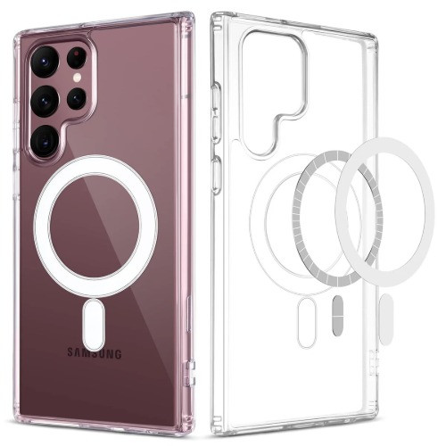 USP Samsung Galaxy S26 Ultra 5G (6.9') Magsafe Hard Crystal Clear Case - TPU Backplate, Rubberized Border , Scratch Resistant , 3 Years Warranty