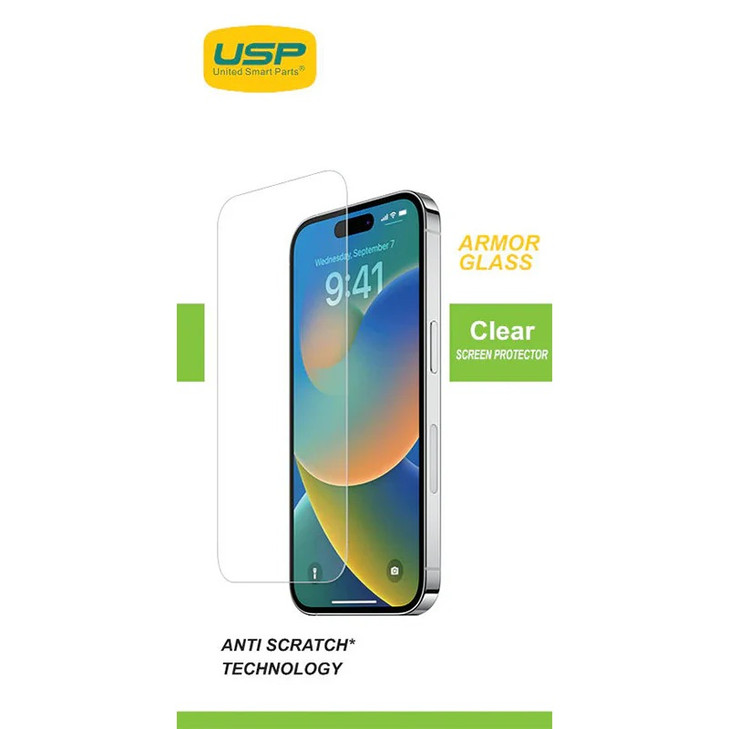 USP Samsung Galaxy A57 5G / Galaxy S24 FE 5G (6.7') Armor Glass Screen Protector - 9H Hardness, Scratch-Resistance, 3 Years Warranty