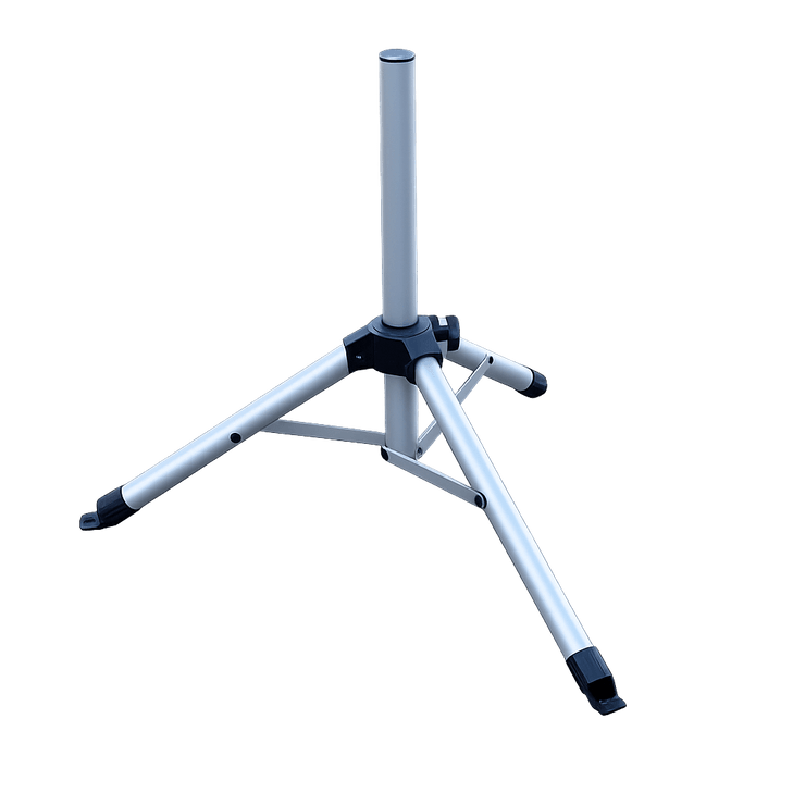 Mobile Satellite Dish Stand White
