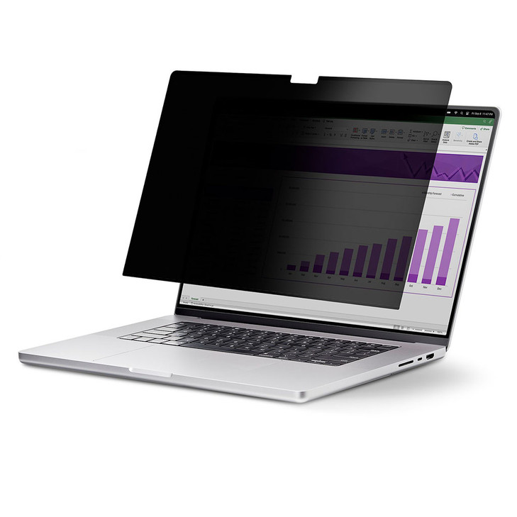 STARTECH 13" LAPTOP PRIVACY SCREEN FILTER, 16:10, MACBOOK AIR, MAG, MATTE/GLOSSY, 2YR