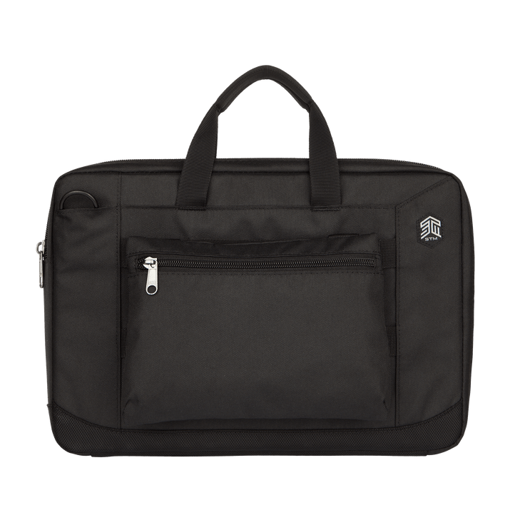 STM (ACE CARGO) LAPTOP SHOULDERBAG, FITS UP TO 14", BLACK , 3YR WTY