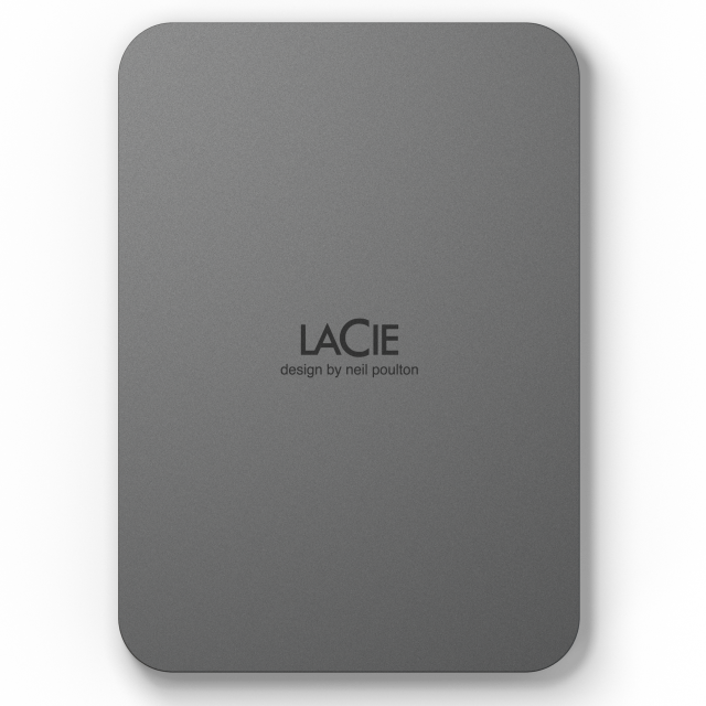 LACIE MOBILE DRIVE SECURE EXTERNAL PORTABLE 4TB USB-C SPACE GREY 3YR