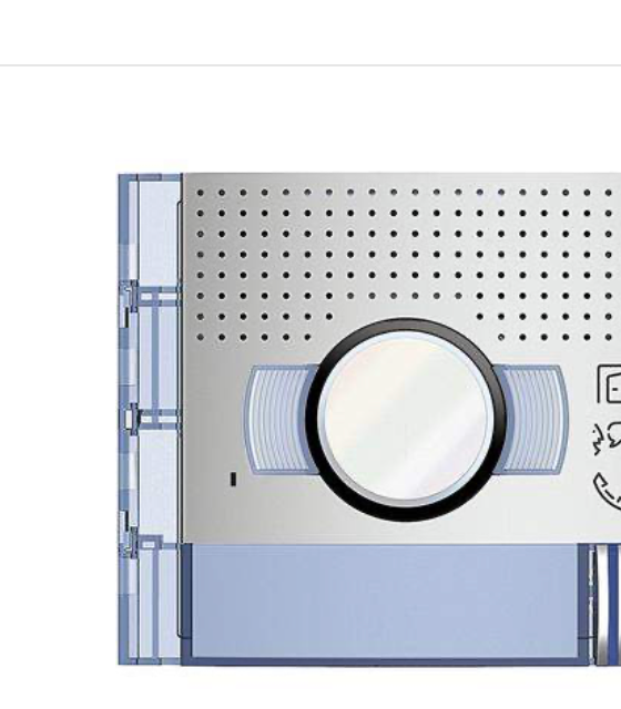 BTICINO 2WIRE - SFERA 1PB AUDIO VIDEO FRONT COVER ALLMETAL -1YR PLEASE USE 351311