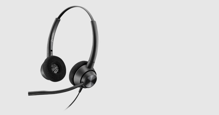HP POLY ENCOREPRO EP320 STEREO CORDED HEADSET USB-A (EOL SOH ONLY NO BACKORDERS)