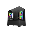 COOLER MASTER MATX CASE 270 TEMPERED GLASS SIDE PANEL ARGB FANS(3) 2YR