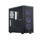 COOLER MASTER MATX CASE TEMPERED GLASS SIDE PANEL ARGB FAN(4) WHITE 2YR