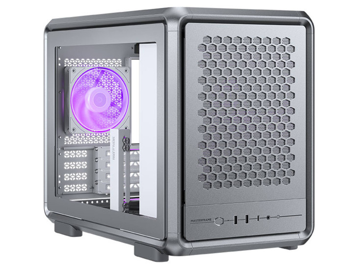 COOLER MASTER MATX CASE ALUMINIUM FRAME EXOSKELETAL STRUCTURE SILVER 2YR