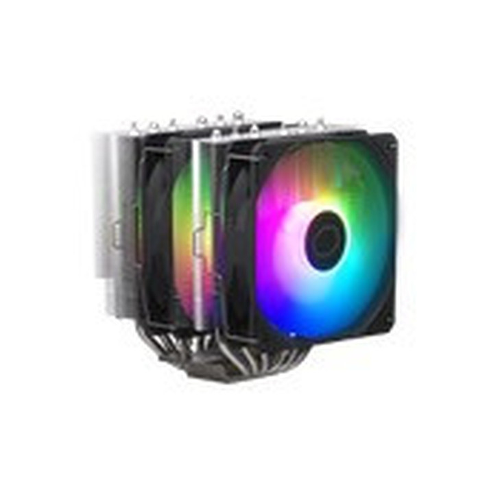 CM HYPER 620S FULL BLACK COATED HEAT PIPES(6) 120MM FANS(2) ARGB 5YR