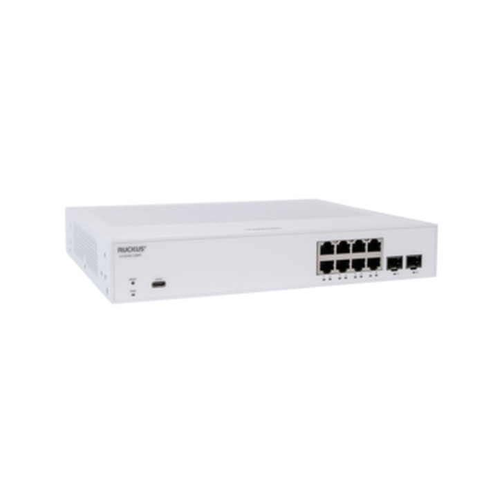 RUCKUS 8-PRT POE+ 124W 2x10G SFP