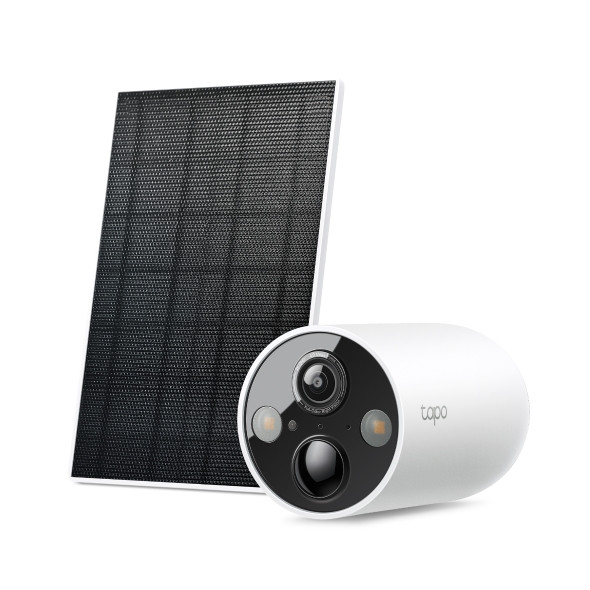 TP-LINK TAPO KIT SOLAR-POWERED SECURITY CAMERA KIT 2K 4MP COLOUR NIGHT VISION IP66 1YR