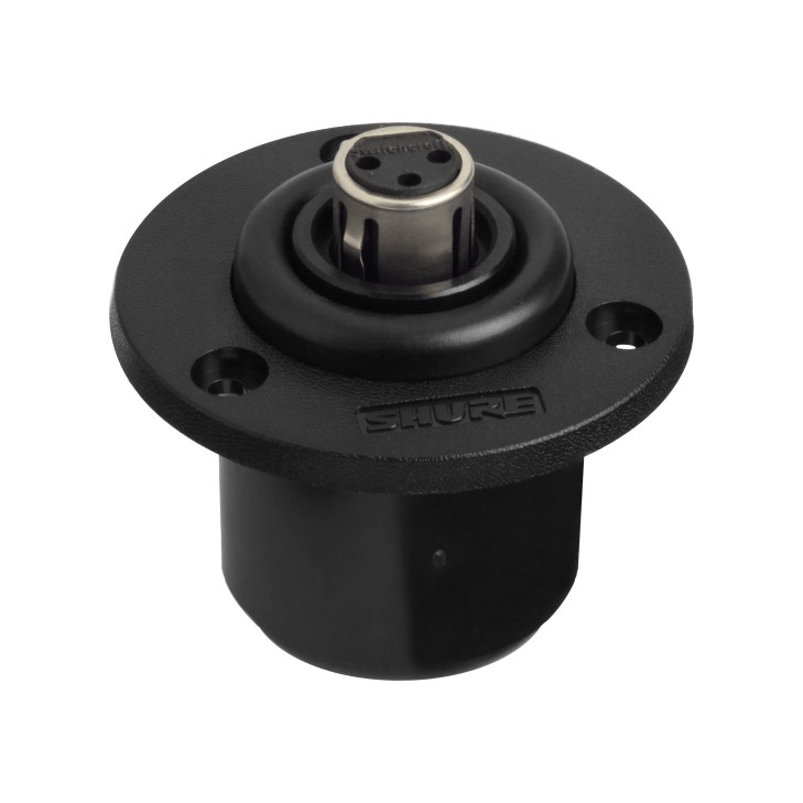 SHURE (A400SMXLR) SHOCK MOUNT FOR MICROFLEX GOOSENECK MICS W/ XLR CONNECTOR/INSERT