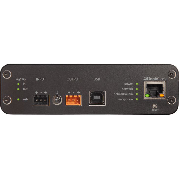 SHURE(ANIUSB-MATRIX) 4CH IN/2CH OUT USB AUDIO NETWORK INTERFACE WITH MATRIX MIXING