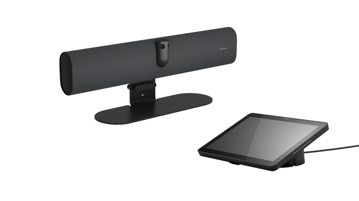 JABRA P40 VIDEO BAR SYSTEM TOUCH CONTROLLER IP+PANACAST 40 ALL IN ONE VIDEO BAR OPEN AND13