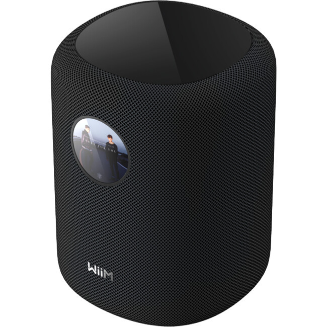 WiiM WIIM-SOUND-BK COMPACT SMART SPEAKER WITH DISPLAY HI RES AUDIO - AI ROOM FIT