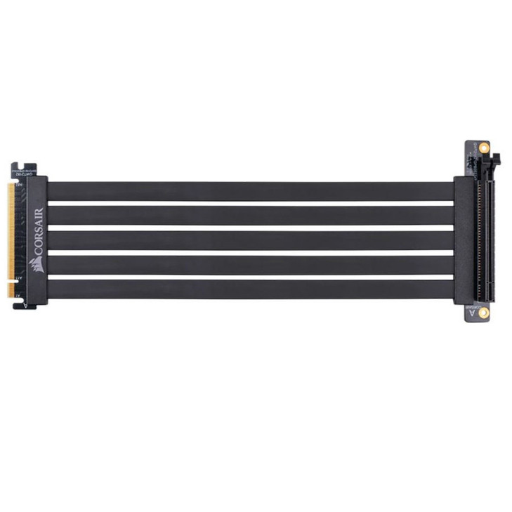 Corsair Premium PCIe 4.0 x16 Extension Cable, 300mm for vertial VGA setup. Ultra Durable. for AMD and Nvidia GPU 7 seris and 40xx Video Cards