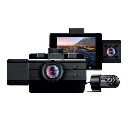GekoGear Scout Pro Dashboard Vehicle Camera - Black - 6.1 cm (2.4") Screen - Wireless - 3840 x 2160 Video