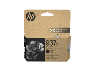 HP 937e EvoMore Black Original Ink Crtg