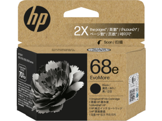 68e EvoMore Black Original Ink Cartridge
