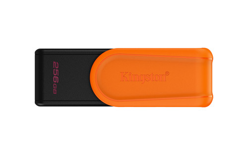 Kingston DataTraveler Exodia S 256 GB USB 3.2 (Gen 1) Flash Drive - Black, Orange - 1