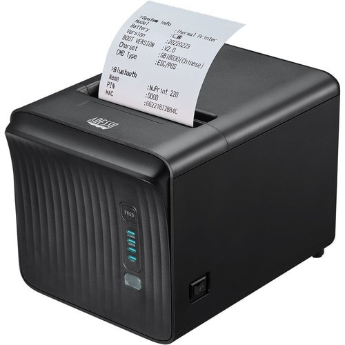 Adesso NuPrint NuPrint 330 Desktop Direct Thermal Printer - Monochrome - Receipt Print - USB - Serial - Black - LCD Display Screen - 80.01 mm (3.15") Print Width - 90 mm/s Mono - 203 dpi - 80 mm Label Width - ESC, TSPL, CPCL Emulation - For PC, Andro