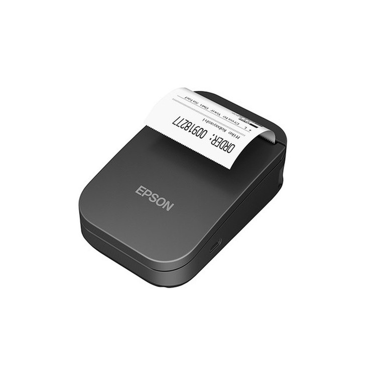 TM-P20II-811 Mobile thermal receipt printer with battery and single charger Wi-Fi 802.11b/g/n (2.4GHz) 802.11a/n (5GHz) NFC pairing power supply included power cable not included