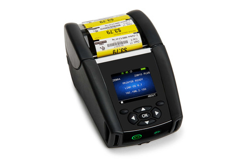 DT Printer ZQ610 Plus 2"/48mm; English/Latin, Trad Chinese, Korean fonts, Wi-Fi 6 Dual Radio 802.11AX / BT5.x, Linered platen, 0.75" core, Group A, Belt clip