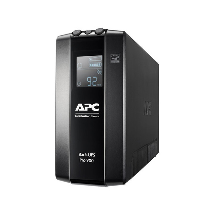 APC Back-UPS Pro, Back-UPS Pro, 900VA/540W, Tower, 230V, 6x IEC C13 outlets, AVR, LCD, User Replaceable Battery