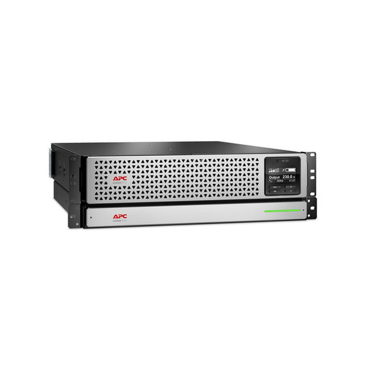 APC Smart-UPS On-Line, 1500VA, Rackmount 3U, 230V, 8x C13 IEC outlets, SmartSlot, Extended runtime, W/ rail kit, W/ Lithium-ion external battery