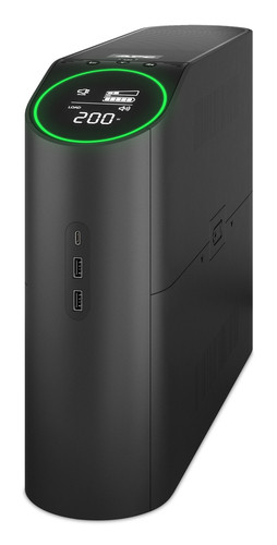 APC Back-UPS Pro for Gaming, Back-UPS Pro, 2200VA/1320W, Tower, 230V, 6x Australian outlets, RGB Lights, Pure Sine Wave, Midnight (Black)