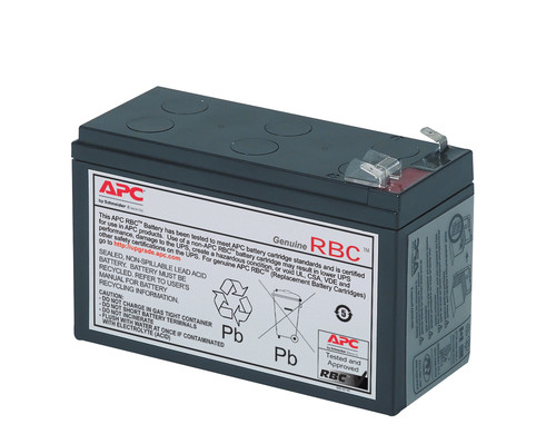 APC Replacement Battery Cartridge for Back-UPS, 12V 9Ah lead-acid battery,  2-year repair or replace warranty