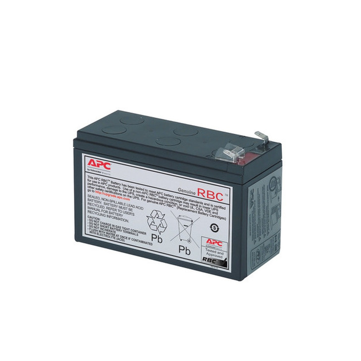 APC Replacement Battery Cartridge for Back-UPS, 12V 9Ah lead-acid battery,  2-year repair or replace warranty