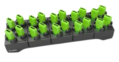 RS2100 2-Slot Scanner Charger Allows Charging of 2 RS2100 Wearable Scanners. Requires AC Power Supply PWR-WUA5V12W0 and USB-C to USB-A cable CBL-TC5X-USBC2A-01