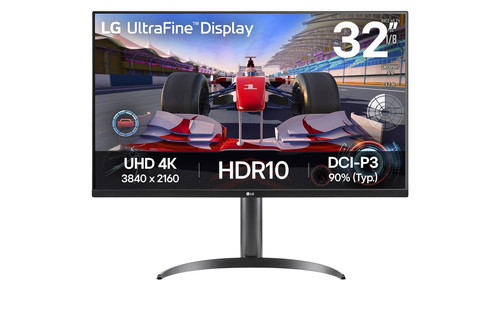 LG UltraFine 32UR550K-B 32" Class 4K UHD LCD Monitor - 16:9 - 31.5" Viewable - Vertical Alignment (VA) - 3840 x 2160 - 1.07 Billion Colors - 250 cd/m² - 4 ms - Speakers - HDMI - DisplayPort - VESA Mount Compatible